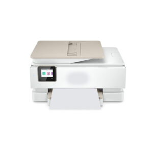 Refurbished Wireless Color Inkjet Printer, Print, scan, copy, Easy setup, Mobile printing, Best-for home, 3 months of Instant Ink included, White